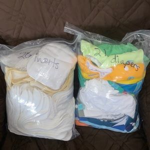 Reusable Baby Diapers & Inserts